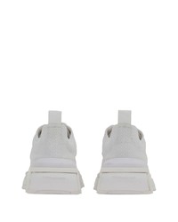 Мужские белые кожаные низкие кеды от Ferragamo