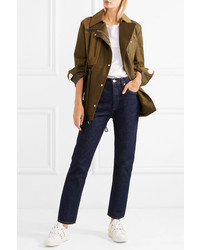 Женские белые кожаные низкие кеды от Valentino