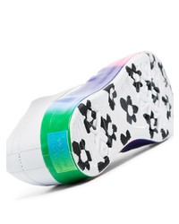 Мужские белые кожаные низкие кеды от Converse