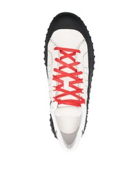 Мужские белые кожаные низкие кеды от Y-3