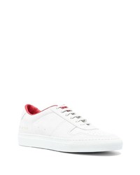 Мужские белые кожаные низкие кеды от Common Projects