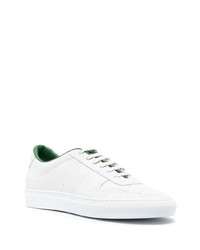 Мужские белые кожаные низкие кеды от Common Projects