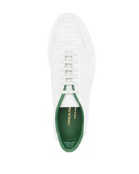 Мужские белые кожаные низкие кеды от Common Projects