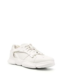 Мужские белые кожаные низкие кеды от Camper