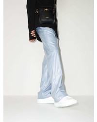 Мужские белые кожаные низкие кеды от Versace