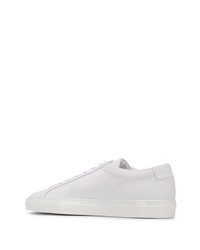 Мужские белые кожаные низкие кеды от Common Projects