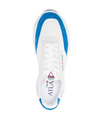 Мужские белые кожаные низкие кеды от Casablanca