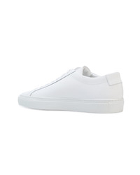 Мужские белые кожаные низкие кеды от Common Projects