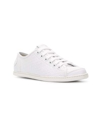 Женские белые кожаные низкие кеды от Camper