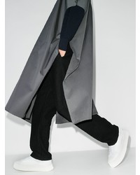 Мужские белые кожаные низкие кеды от Jil Sander