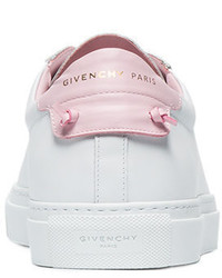 Мужские белые кожаные низкие кеды от Givenchy