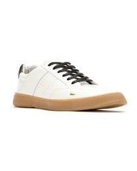 Мужские белые кожаные низкие кеды от OSKLEN