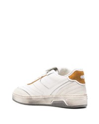 Мужские белые кожаные низкие кеды от Pantofola D'oro