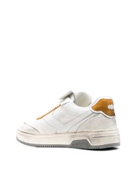 Мужские белые кожаные низкие кеды от Pantofola D'oro