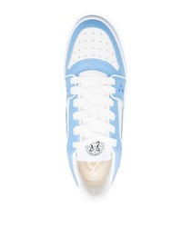 Мужские белые кожаные низкие кеды от Enterprise Japan