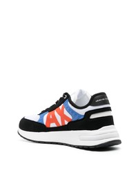 Мужские белые кожаные низкие кеды от Armani Exchange