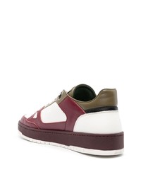 Мужские белые кожаные низкие кеды от Roberto Cavalli