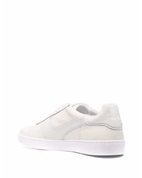 Мужские белые кожаные низкие кеды от Pantofola D'oro