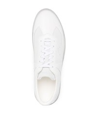 Мужские белые кожаные низкие кеды от A-Cold-Wall*