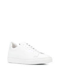 Мужские белые кожаные низкие кеды от Doucal's