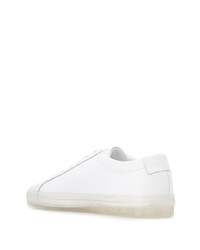 Мужские белые кожаные низкие кеды от Common Projects