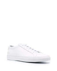 Мужские белые кожаные низкие кеды от Common Projects