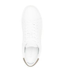 Мужские белые кожаные низкие кеды от Calvin Klein