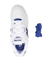 Мужские белые кожаные низкие кеды от Saucony