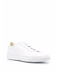 Мужские белые кожаные низкие кеды от Common Projects