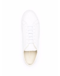 Мужские белые кожаные низкие кеды от Common Projects