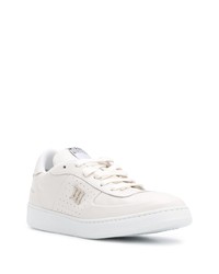 Мужские белые кожаные низкие кеды от Misbhv