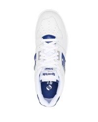 Мужские белые кожаные низкие кеды от Saucony