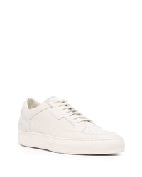 Мужские белые кожаные низкие кеды от Common Projects