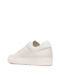 Мужские белые кожаные низкие кеды от Common Projects