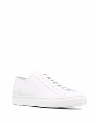 Мужские белые кожаные низкие кеды от Doucal's