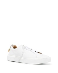 Мужские белые кожаные низкие кеды от Buscemi