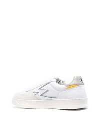 Мужские белые кожаные низкие кеды от MOA - Master of Arts