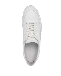 Мужские белые кожаные низкие кеды от Filling Pieces