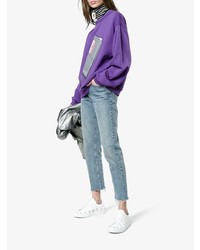 Женские белые кожаные низкие кеды от Joshua Sanders