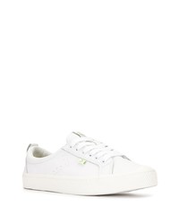 Мужские белые кожаные низкие кеды от Cariuma