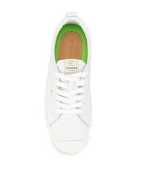 Мужские белые кожаные низкие кеды от Cariuma