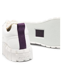 Мужские белые кожаные низкие кеды от Eytys