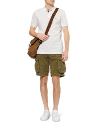 Мужские белые кожаные низкие кеды от Common Projects