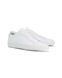Женские белые кожаные низкие кеды от Common Projects