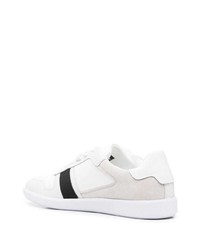 Мужские белые кожаные низкие кеды от Calvin Klein