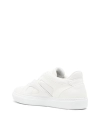 Мужские белые кожаные низкие кеды от Ih Nom Uh Nit