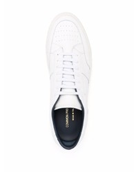 Мужские белые кожаные низкие кеды от Common Projects