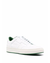 Мужские белые кожаные низкие кеды от Common Projects