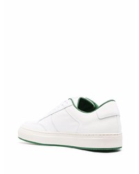 Мужские белые кожаные низкие кеды от Common Projects