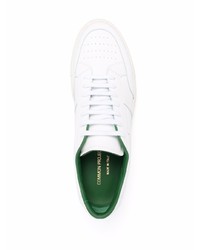 Мужские белые кожаные низкие кеды от Common Projects